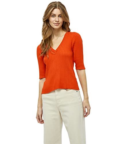 Peppercorn Damen Peppercorn Tana V-ausschnitt Halb Ärmel Rib Pullover |...