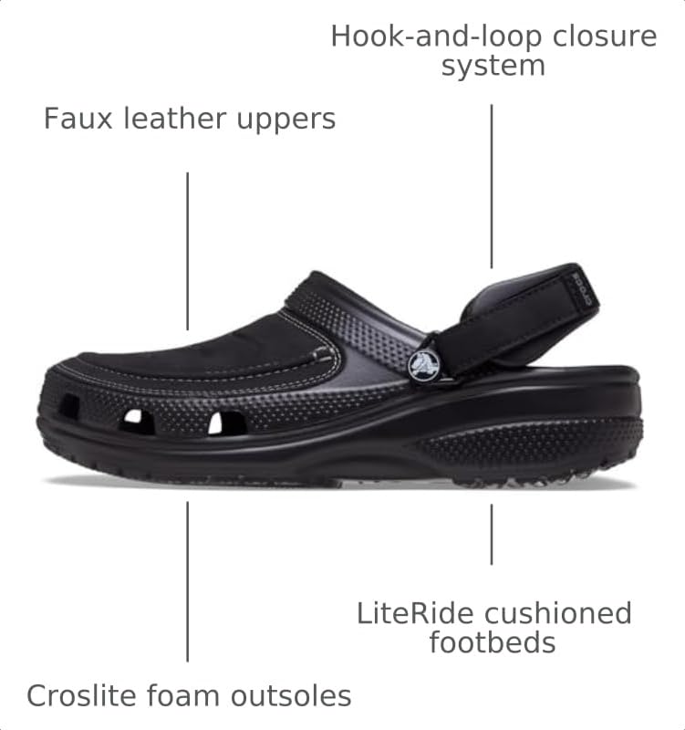 Image of Crocs mens Yukon Vista Ii Flip Flops, Men Sandals