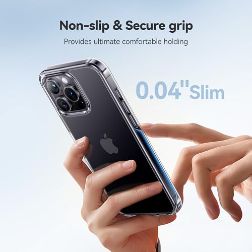 image for CASEKOO for iPhone 15 Pro Case Crystal Clear, [Never Yellow Technology