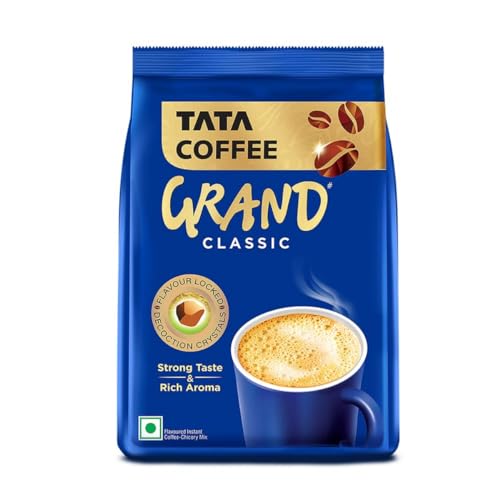 See full amazon price history chart for Tata Coffee Grand Classic Instant Coffee, 100g Pack, Instant Coffee-Chicory Mixture, Special Hotel Blend, Fresh Taste & Rich Aroma, Arabica And Robusta Beans, Strong Coffee Tata Coffee Grand Classic Instant Coffee, 100g Pack, Instant Coffee-Chicory Mixture, Special Hotel Blend, Fresh Taste & Rich Aroma, Arabica And Robusta Beans, Strong Coffee (B09VGQTVWN) Amazon Price History, Amazon Price Tracker