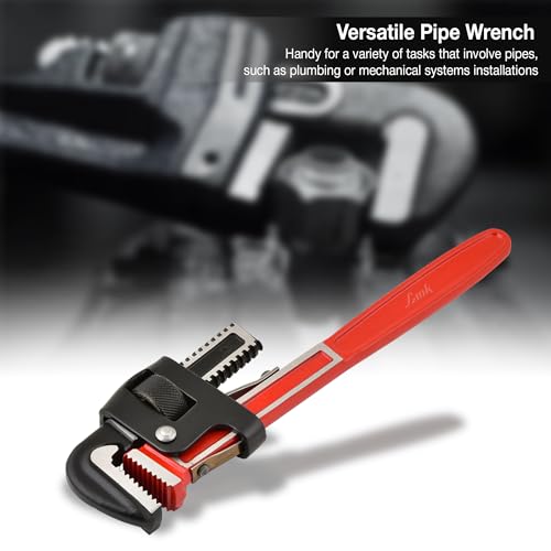 Image of Link Prabal Stillson Type Pipe Wrench 18-Inch with Induction Hardened Teeth and Dip Painted Handle - 450 mm Ideal for || Construction || Heavy-Duty Applications for Industrial & Professional Use