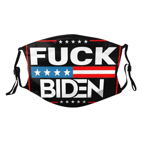Fuck Biden Adult Dust Mask Adjustable Dust Face with 2 Filter24