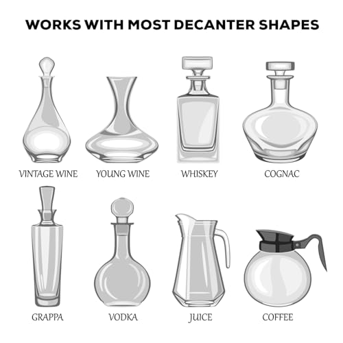 Image of HIC Kitchen Bar Soft Foam Decanter Brush - Non-Scratch Foam Tips, Flexible for Narrow Openings, Ideal for Decanters, Pitchers, Glasses, Vases, Long-Lasting, Made from EVA