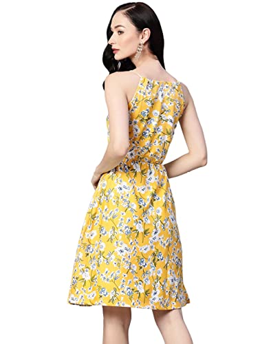 Image of arriva fab Women's Knitted Polyster Printed Dress