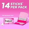 Trident Bubblegum Sugar Free Gum, Travel Accessories, 12 Packs of 14 Pieces (168 Total Pieces)