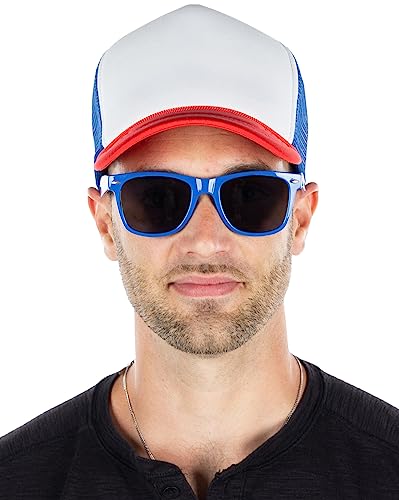 Image of Funky Junque Blank Mesh Foam Lightweight Snapback Trucker Hat | Lightweight Foam Trucker Hat with Breathable Mesh Back, Golf Beach and Street Style, Trendy Trucker Hats for Men