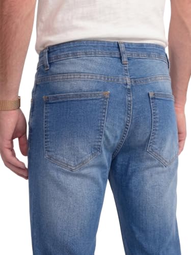 Image of Amazon Brand - INKAST Men Mid Rise Straight Fit Jeans | Denim Wear | Casual Pants | Straight Fit
