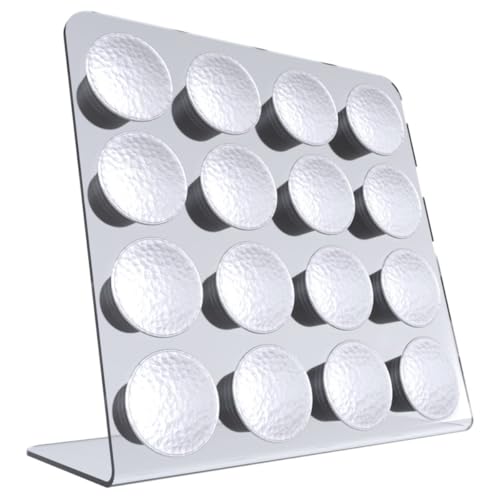 Suporte Porta Organizador De Mesa Compatível com Até 16 Cápsulas de Café Nespresso