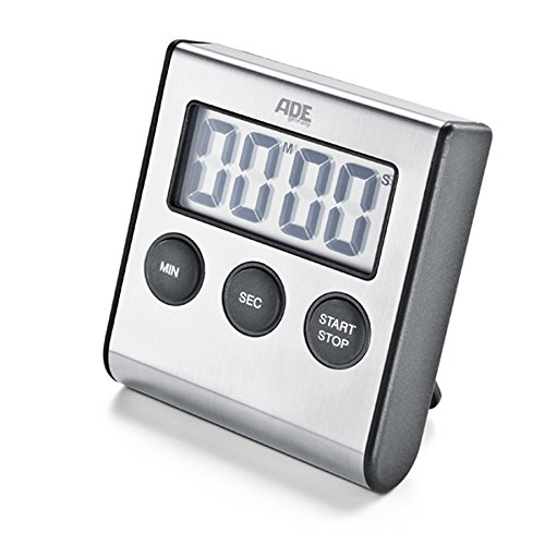 ADE Germany Temporizador de Cocina Digital TD 101, ABS sintéticos, Blanco