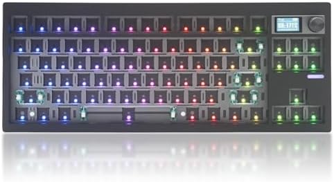GMK87 TKL Mechanical Keyboard Kit Tri-Mode for 3/5pin Switches,85...