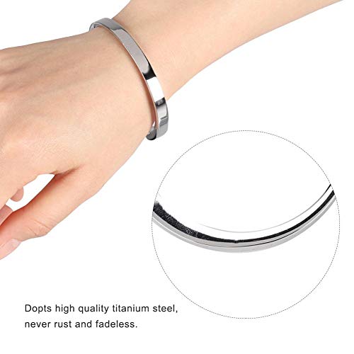 HEEPDD Memorial Urn Bracelet Steel Cremation Urn Bracelet Ashes Keepsake Jewelry