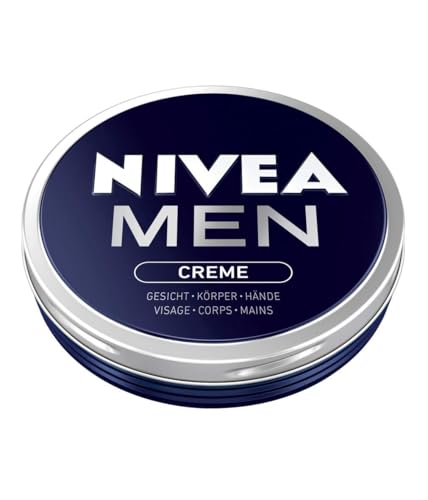 NIVEA MEN Creme, pflegende Hautcreme für intensive Feuchtigkeit,Hautpflege für Männer ideal für Körper, Gesicht und Hände, leichte Formel mit Vitamin E (75 ml) NIVEA MEN Creme, pflegende Hautcreme für intensive Feuchtigkeit,Hautpflege für Männer ideal für Körper, Gesicht und Hände, leichte Formel mit Vitamin E (75 ml)