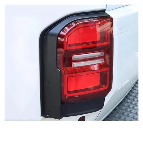 Cubierta embellecedora luz trasera Toyota Prado 2024 2025, protector negro mate LC250 2