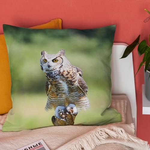 Housse coussin 50x50cm multicolore en lin et satin par 4Pcs - 4