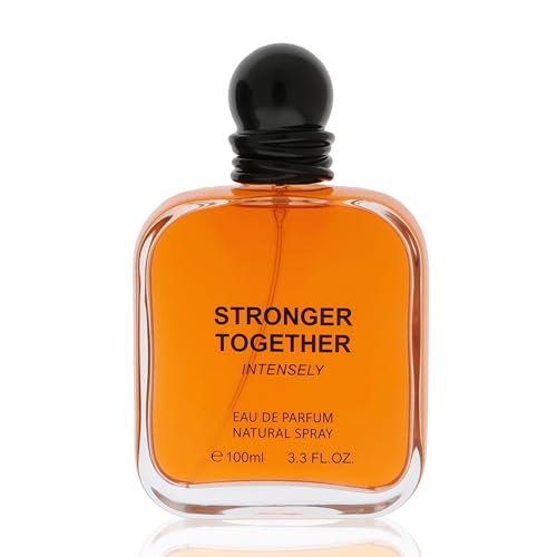 Image of AFLUXE Stronger Together Intensely Men's Cologne 3.4 Fl. Oz, Warm Spicy Woody Notes, Modern Masculine Eau De Parfum