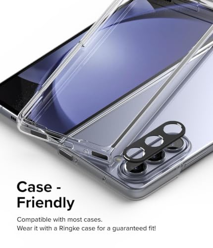 Image of WonRia Back Camera Glass Protector for Samsung Galaxy Z Fold 6 5G Camera Lens Protector Guard [3D Premium] - Black