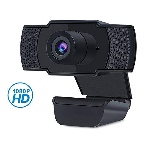 PANAMALAR Webcam, 1080P USB PC Streaming Webcam mit Mikrofon Plug&Play für Live-Streaming,Videoanrufe,Lernen,Gaming unterstützt Konferenzen für youtub,Facebook,skype, Xbox geeignet für PC/Laptop usw