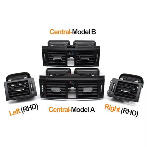 Grille de ventilation Mercedes Classe C W204 2007-2011 aérateur console centrale RHD - 6