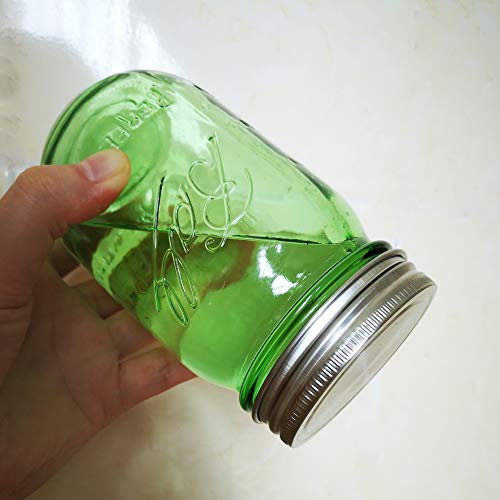 Aikeve Stainless Steel Mason Jar Lids,12 Pack Polished Surface,Reusable And Leak Proof,Storage Caps With Silicone Seals For Regular Mouth Size Jars thumb #3