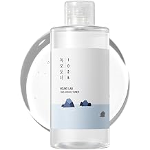 ROUND LAB 1025 Dokdo Toner 6.76 Fl Oz, Oil Control and Reduces Excess Sebum, Gentle Exfoliating Facial Toner, Deep Sea Water for Moisturization, Soft Finish Without Stickiness, Korean Skin Care