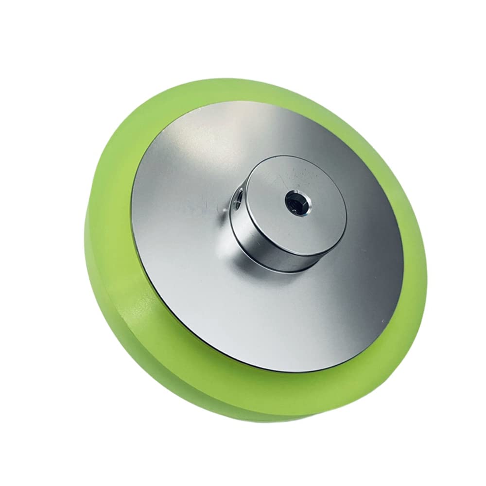 Ctrlzs Green/Silver 300Mm Aluminum Polyurethane Industrial Encoder Wheel Measuring Wheel For Measuring Rotary Encoder
