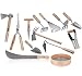 Produktbild VITO Garden - Gartenwerkzeug Set aus Stahl und Holz - 13 Teile - traditionell geschmiedete und robuste Handwerkzeuge für Hobbygärtner und Gartenprofis (Set7)
