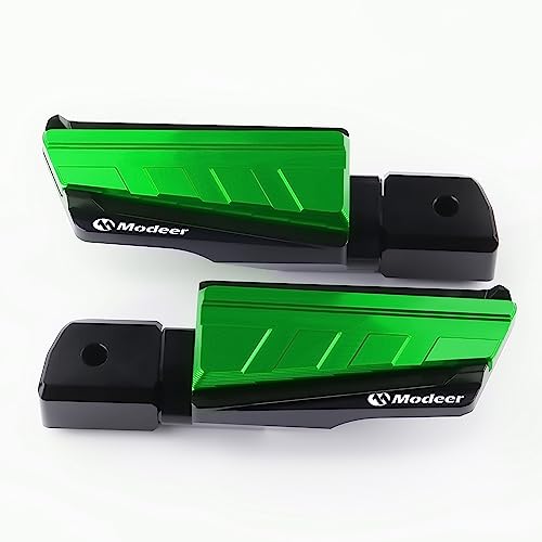 Repose-pieds moto antidérapant vert pour Kawasaki ZX6R ER-6N