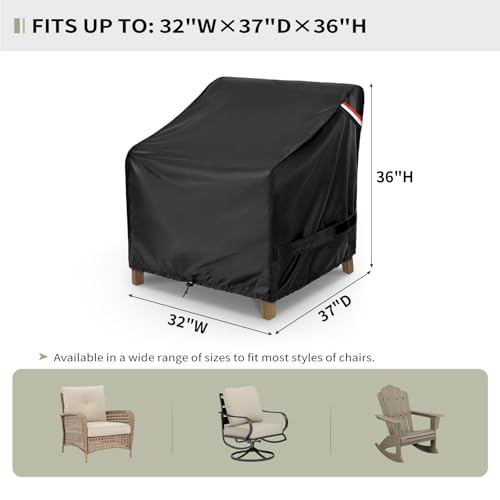 Kylinlucky Patio Furniture Covers Waterproof For Chairs thumb #5