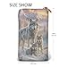 DaihAnle Wolf Family in Snowy Forest ﻿Hand-Held Wallet Fashionable Long Microfiber Leather Large Capacity
