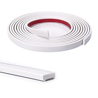 Art3d 10Ft Peel and Stick Trim Molding,Flexible Insta Trim for Tile Edge,Corner,Mirror in White