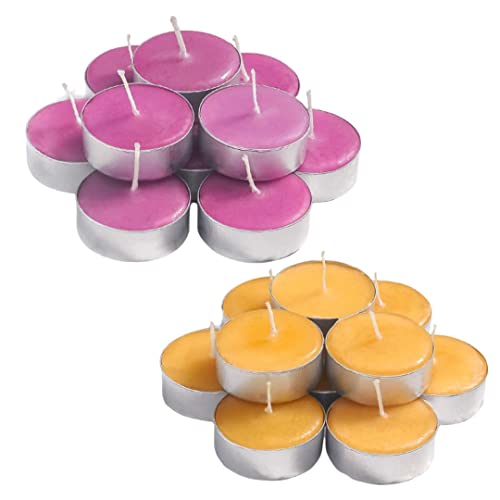 Exquizite Lavender And Gardenia Scented Tea Lights Candles - 30 Pack X 2 - Tealight Candles With 3-4 Hour Burn Time Tea Candles - Tea Light Candles For Holiday, Wedding And Home #TOP21