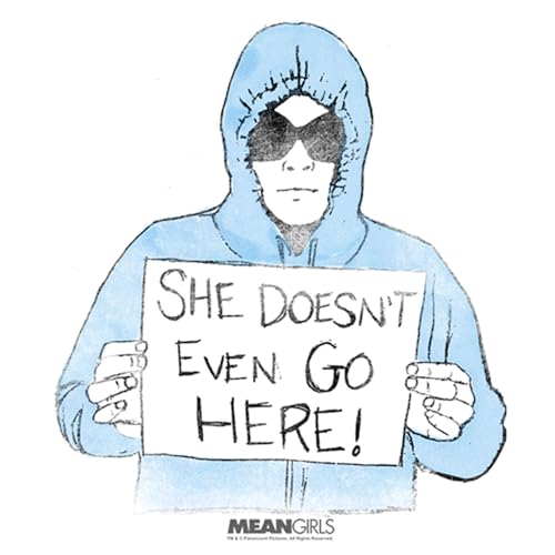 Fifth Sun Girl's Mean Girls Dam She Doesn't Even Go Here Distressed T-Shirt2