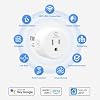 Enchufe Inteligente EIGHTREE 5GHz 15A Toma WiFi Compatible con Alexa y Google, Paquete de 4 | Enchufe WiFi con Control Remoto y por Grupos, Temporizador con Programación, Toma WiFi Doble Banda, Sin Hub 4