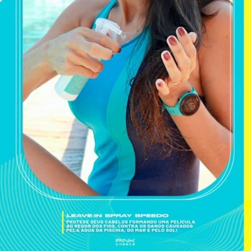 Proteção Completa para Cabelos: Combo 2 Leave-in Anti Shock Swim Speedo Pinkcheeks Spray 120ml para