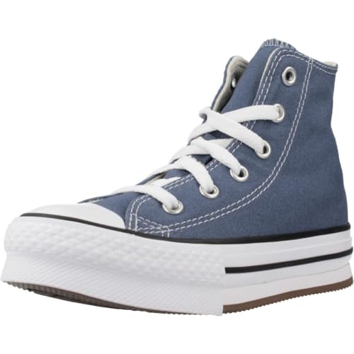 Converse Chuck Taylor All Star Eva Lift Hi Azul Bluwht Talla 29