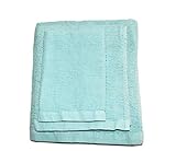  Exotic Cotton Juego de Toallas de Baño – 3 Piezas de Secado Rápido (Verde Palo, Juego L 100x150)