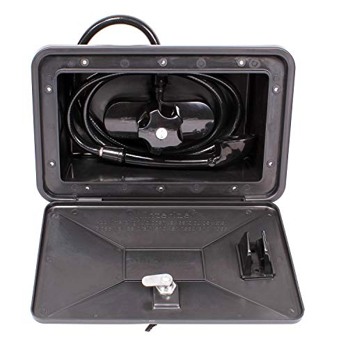 Empire Faucets Rv Exterior Shower Box Kit Black Rv Outdoor Shower Faucet, Shower Valve And Camper Shower Head And Hose #TOP1