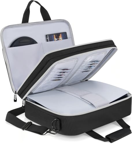 AKOZLIN Full Padded Carrying Travel Bag Compatible with PS5/PS5 Pro Console...