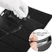 10 Sheets 20 Pages Postage Stamp Album Pages, 5 Pockets 7.7X 1.97in Stamp Collection Inserts, 9 Hole Standard Stamp Collecting Album Sleeves for Stamp Collection Binder IS010510
