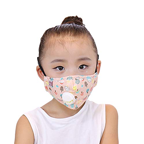 Luwsldirr PM2.5 Children Anti Haze Air Breather Cartoon Mouth Replacement Filter