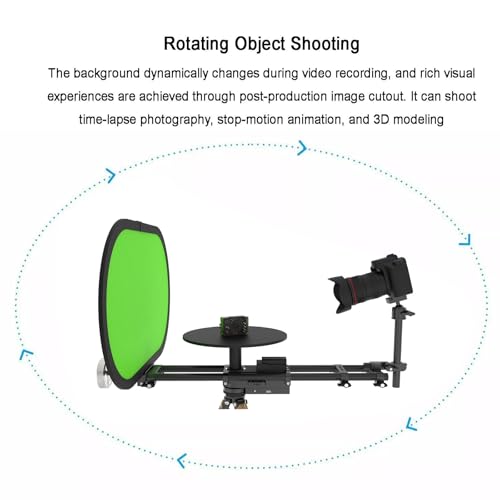 Supporto per fotografia regolabile con piattaforma rotante per produzione video