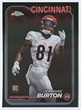 2024 Topps Chrome #240 Jermaine Burton Cincinnati Rookie Football Card - Sportscard Superstore
