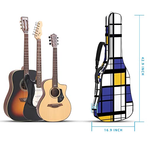 Étui de protection rembourré pour guitare acoustique classique, Multicolore 10., 42.9×16.9×4.7 in, Organiseur de sac - Les Beatles, Paul McCartney, John Lennon, RIngo Starr, George Harrison Étui de protection rembourré pour guitare acoustique classique, Multicolore 10., 42.9x16.9x4.7 in, Organiseur de sac – Image 6