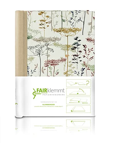 Klemmbinder Fiori al sole Naturleinen, A4 Cover