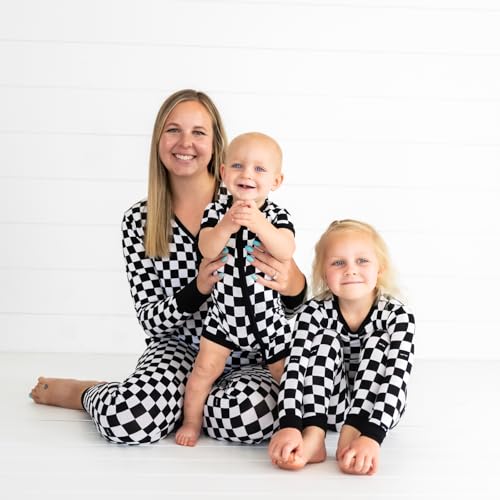 Image of Little Sleepies Womens Pajama Top, Viscose from Bamboo, Henley Button Up Nursing PJs, Family Matching Pajamas for Women Set