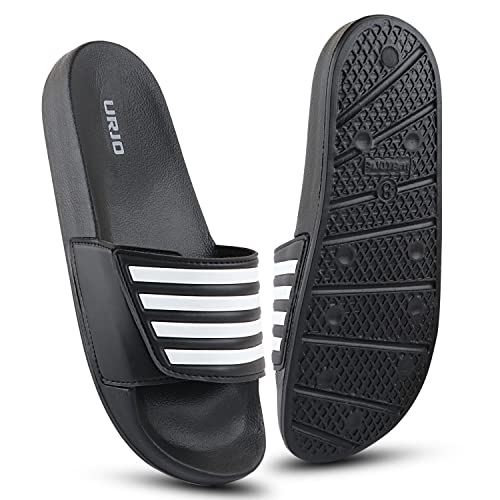 Image of URJO Kids's Sliders /Slippers Lightweight Super Flexible Arch Support Durable Anti Skid & Stylish Dailywear Sliders /Slippers for Boy's & Girl's