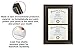 CORE ART Double Diploma Frames 14x20 Fits Two 8.5x11 Inch Certificates, Documents and College Degree, Black Frame with Golden Trim for 8 1/2 x 11 with Black Gold Double Mat, Wall Mounting