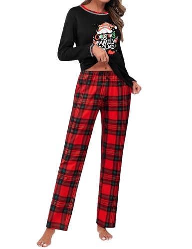 Uniexcosm Pigiama Donna Lungo Cotone Pigiama Leggero Donna Cotone Pigiami