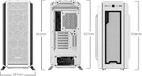 be quiet! Silent Base 802 White ATX Midi Tower Gaming PC Gehäuse – Ansicht 2