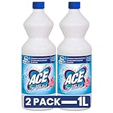 2x ACE Ultra Floral for Whites – Powerful Laundry Bleach for Brilliant Whites – Deep Cleaning & Tough Stain Removal Formula – Brightens & Revives Fabrics